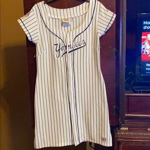 Yankees Striped Jersey Dress